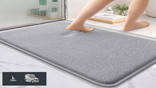 OLANLY Thick Memory Foam Bath Mat Rug 36x24 Extra Soft Absorbent Bathroom