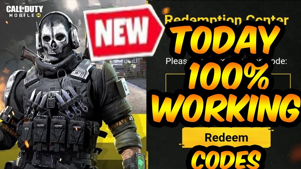 *NEW*CODM TODAY ACTIVE WORKING REDEEM CODE|NEW FREE TODAY CALL OF DUTY ...