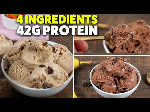 I Turned Bananas Into High Protein Ice Cream!