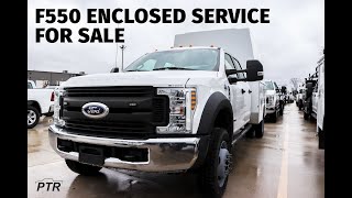 F550 Enclosed Service Body - For Sale from PTR