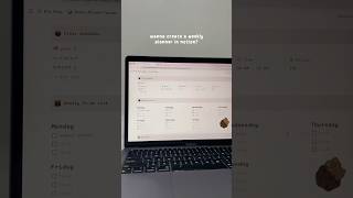 How to Create a Weekly Planner | Notion