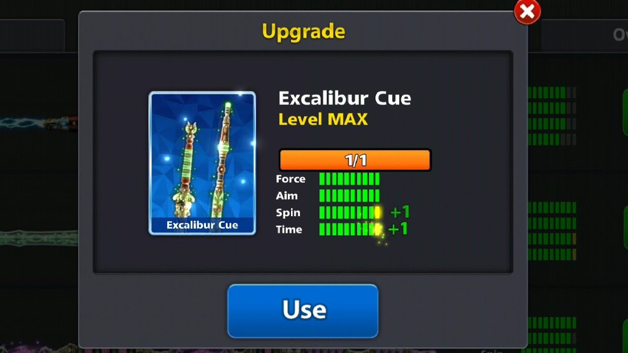 Excalibur cue Level MAX 😍 | FUNNY 8BP |