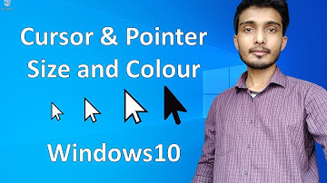How to Change Cursor and Pointer Size in Windows10 | Increase Pointer Size & Change Colour | Hindi