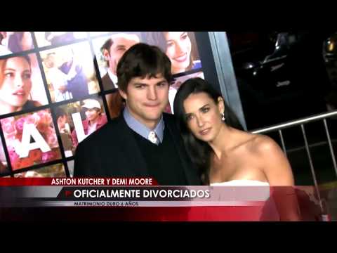 Vídeo: Demi Moore i Ashton Kutcher accepten divorciar-se