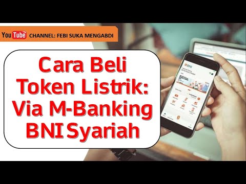 Cara mengisi / beli token listrik melalui ATM. 