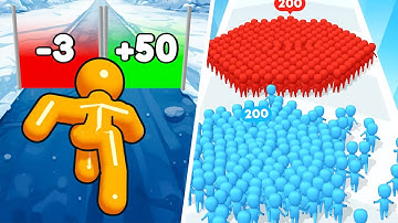 Tall Man Run 🆚 Count Masters🌻🧿🌺🌈Max Levels Walkthrough Android IOS Update Gameplay BT19