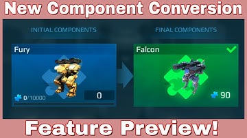 War Robots 4.5 - New Component Conversion Feature Preview!