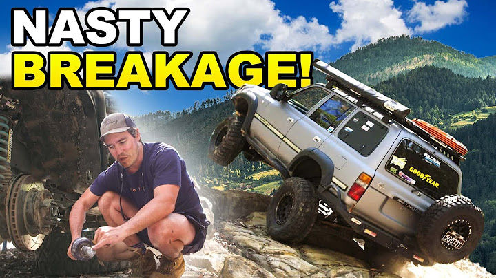 Never broken this before... STRANDED without a fix! Epic bush to beach pub crawl