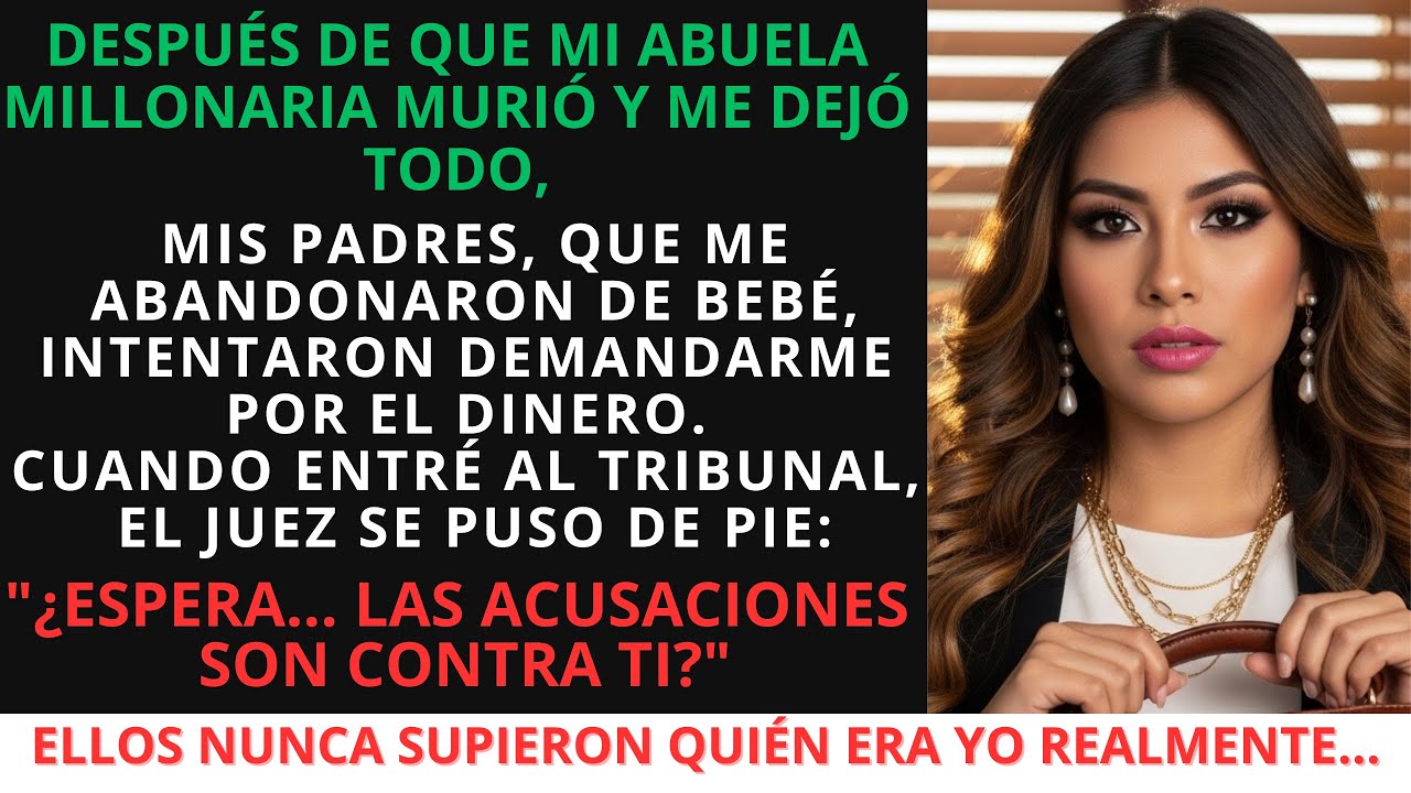 Mis padres se rieron diciendo que yo no sería nadie en la vida...hasta que el juez se levantó y dijo