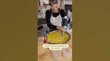 Soap making can be so relaxing and satisfying! #soapasmr #asmr #handmadesoap #allnaturalskincare
