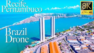 Recife, Pernambuco, Brazil in 8K UHD Drone