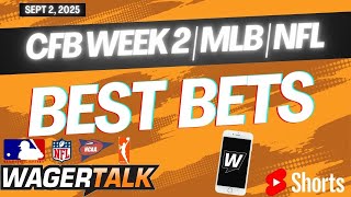 WagerTalk TV SHORTS LIVE | Free Sports Picks | Sports Betting Predictions & Tips | Tuesday 9/2/25