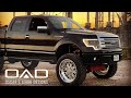 F-150 with Fullthrottle lift American Force rims and JL Audio blowthrough