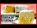 🍰 COMO hacer PASTEL de 3 LECHES 🍰 ESPONJOSO, facil y DELICIOSO