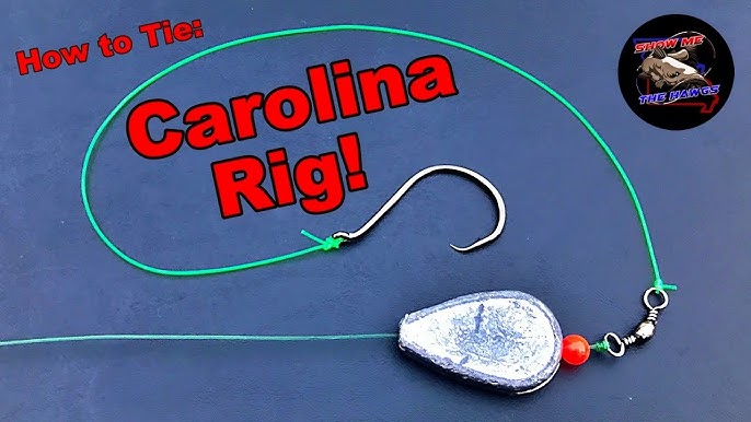 How to tie a Carolina Rig 