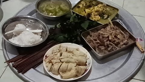 Một ngày mưa gió, không đi làm được ,anh em lại xum họp / nhịp sống thường ngày