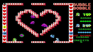 Bubble Bobble how to: level 13 Amiga 500, 2 Players