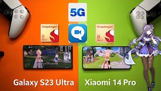 Galaxy S23 Ultra vs Xiaomi 14 Pro: Heavy Duty Genshin Impact  5G Test