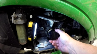 Deere 1025R 50hr/200hr Engine Oil / Filter Change