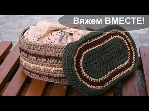 Вяжем вместе: Корзину из полиэфирного шнура Вяжем вместе: Корзину из полиэфирного шнура