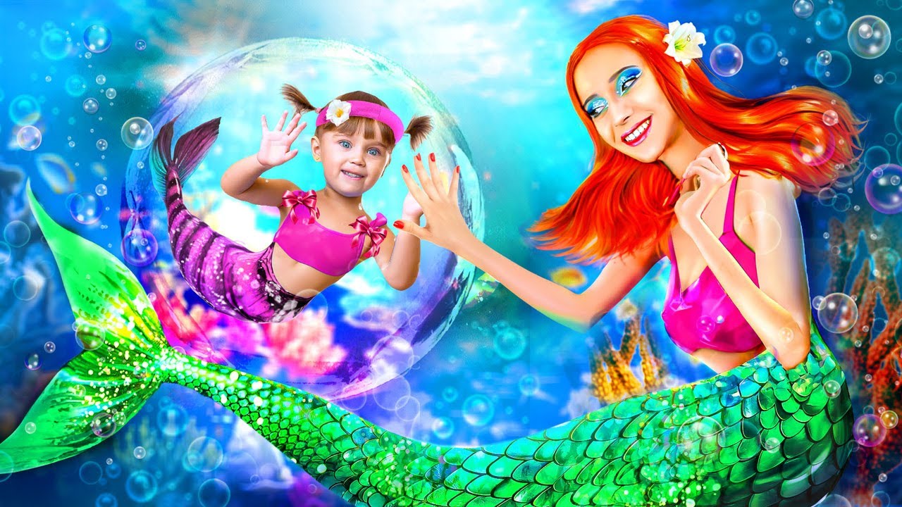 I Was Adopted IN A LITTLE MERMAID! How to Go From Nerd to a Popular Mermaid by ChaCha!