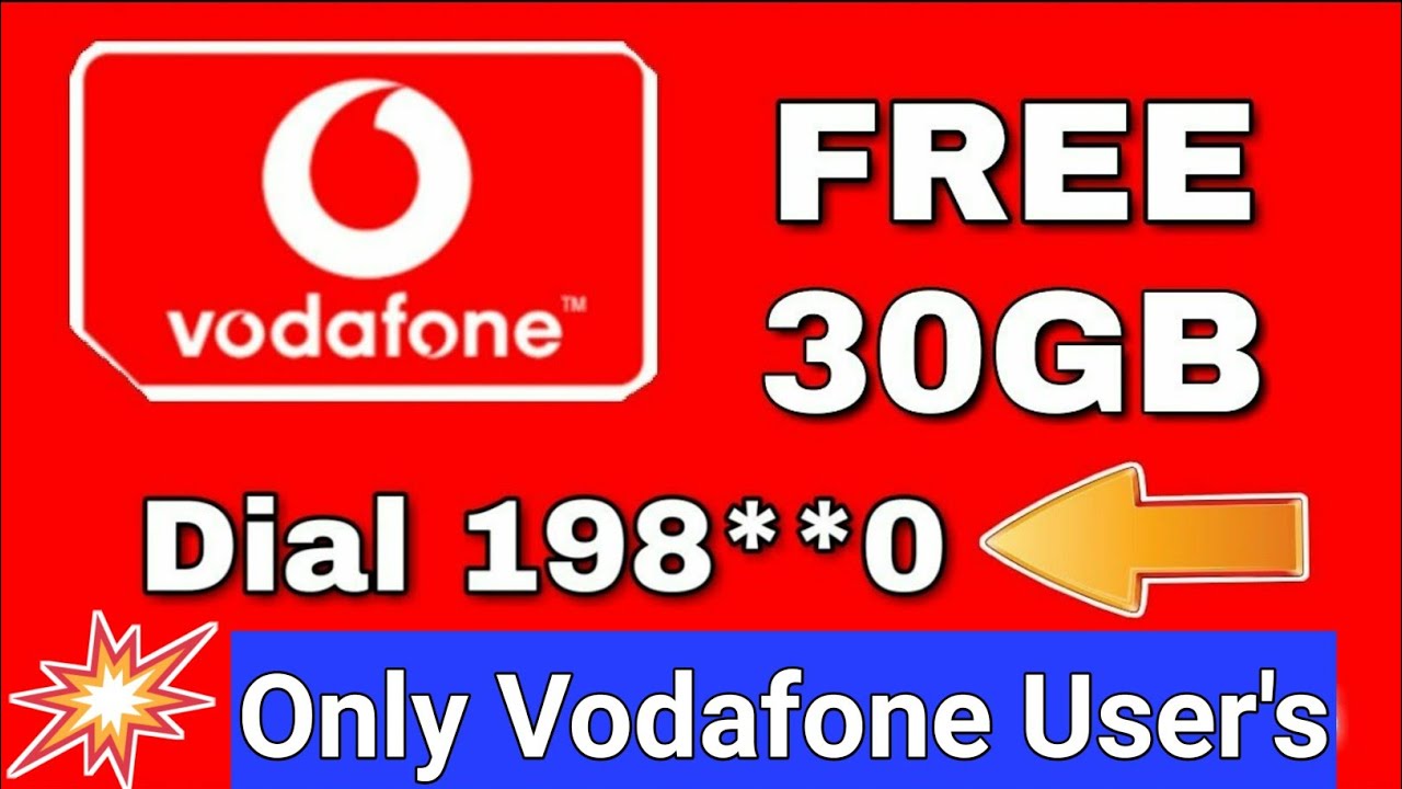 Vodafone 30GB Free Data Trick 2020 How To Get Free Data In Vodafone vodafone-30gb-free-data-trick-2020-how-to-get-free-data-in-vodafone
