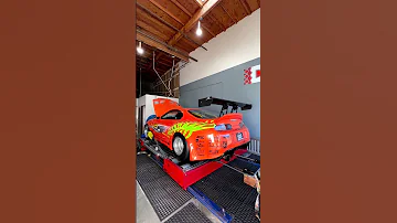 Toyota Supra OVERPOWERS Dyno Burns Out On Dyno 