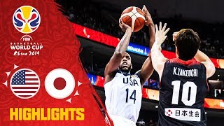 USA v Japan - Highlights - FIBA Basketball World Cup 2019