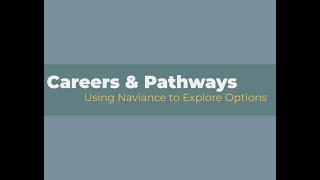 Exploring Careers Pathways In Naviance