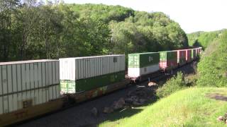 NS 9133 Leads A Stack Train @ Cassandra, PA w Canon HF11
