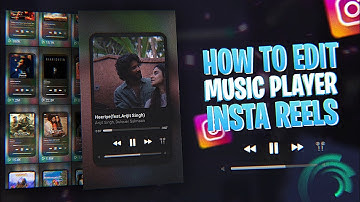 How to Edit Spotify Style Music Player Like a Pro 😈 || Music Player Reels Tutorial 🔥|| in Telugu 😎