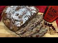 How to Make No Knead Overnight Cranberry Nut Honey Bread