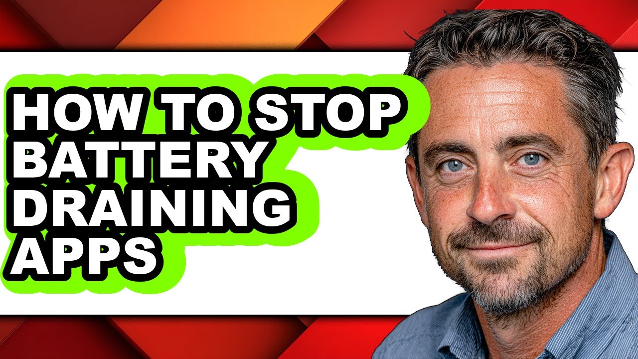 How to Stop Battery Draining Apps (full Guide) - YouTube