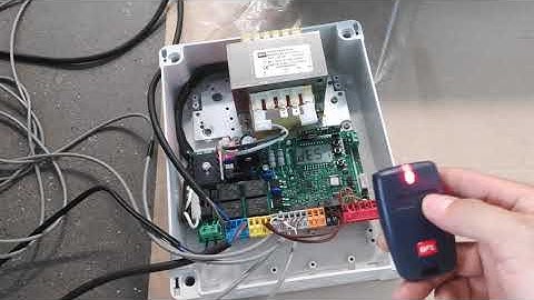 Cài điều khiển BFT trực tiếp trên mạch 24V