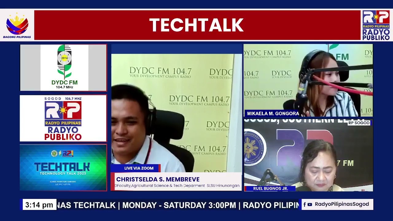 TechTalk with Mr. Melvince R. Martirez, Instructor I, DPM VSU