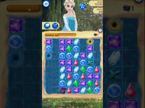 Disney Frozen Free Fall Endless map level #2848 (without using items)