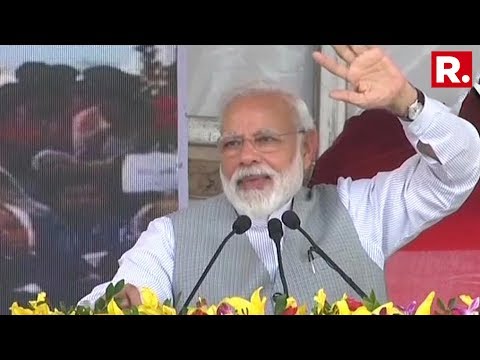 PM Narendra Modi Addresses A Rally In Greater Noida, Uttar Pradesh