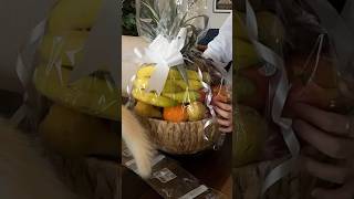 How to make FRUIT gift BASKET , DIY fruit basket , GIFT IDEAS #giftbaskets #diy #diygift #diybasket