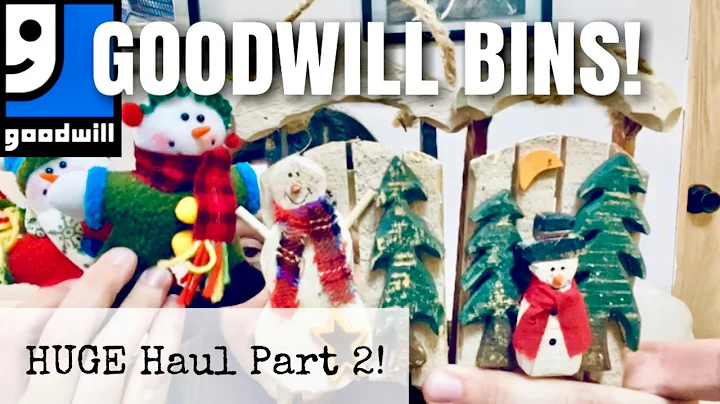 MORE FANTASTIC FINDS! PICKING THE GOODWILL OUTLET BINS FOR THRIFT TREASURE! Huge THRIFT HAUL Part 2!