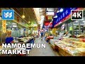 [4K] Namdaemun Market (남대문시장) Street Food in Seoul, South Korea - Walking Tour & Travel Guide 🇰🇷