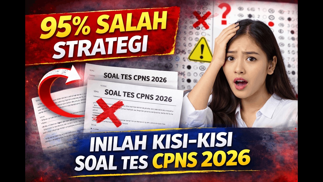 95% Peserta Gagal Karena Ini! Materi SKD CPNS 2026 yang Wajib Kamu Kuasai