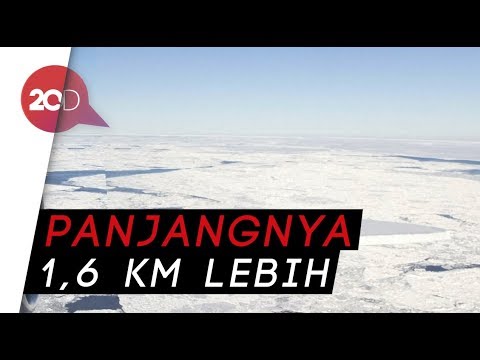 Video: Gunung Es Persegi Panjang Sempurna Terlihat Di Antartika