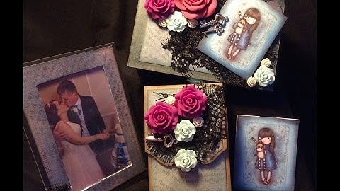 Small Keepsake Box, Album and Photo Frame Jenofeve DT Project