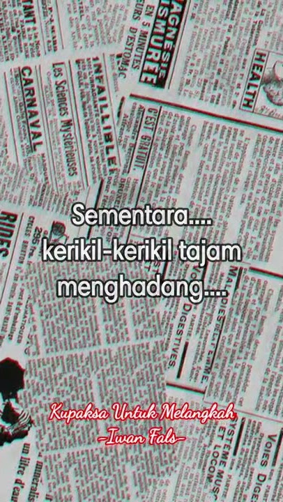 Kupaksa Untuk Melangkah - Iwan Fals