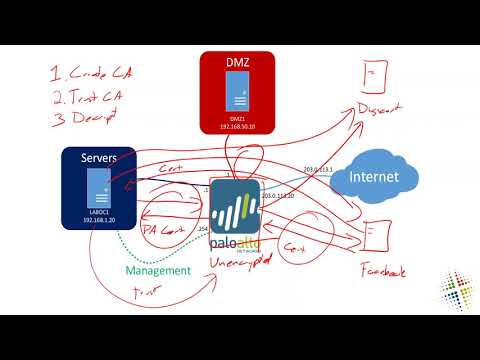 Configuring SSL/TLS decryption on the Palo Alto