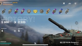 Worlds of Tanks Blitz FV215b