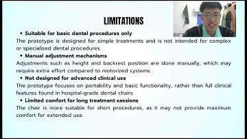 Diploma Project Video Presentation Group 27 (Portable Dental Chair Prototype)
