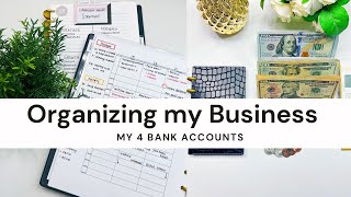 Organizing My Small Business Finances: 4 Bank Accounts