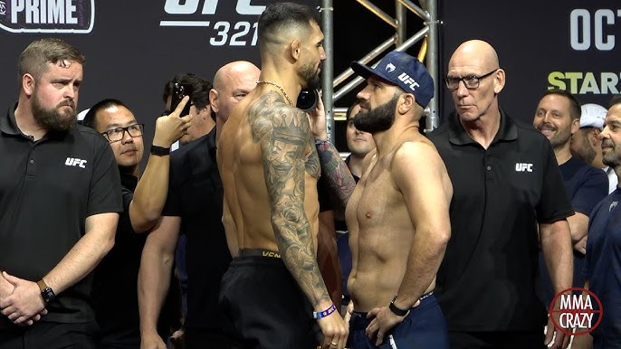 UFC 321: Aleksandar Rakic vs. Azamat Murzakanov weigh in Face off