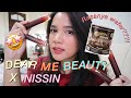 DEAR ME BEAUTY X NISSIN LIP MATTE COAT || review & swatches lengkap